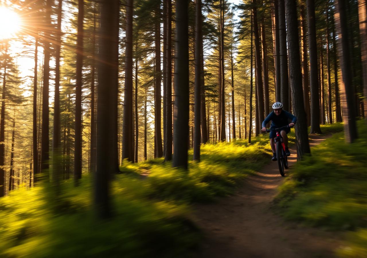 Mountain biking