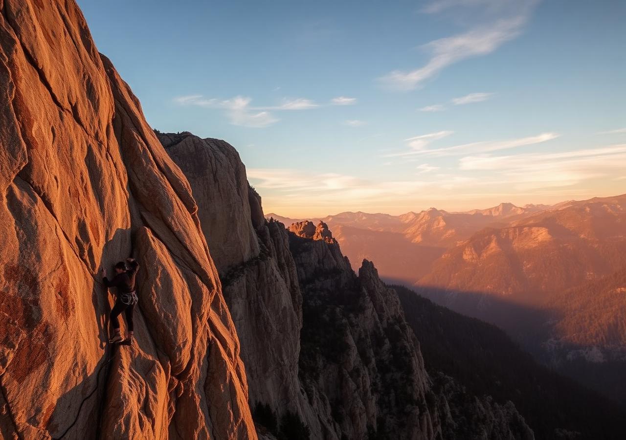 Rock climbing